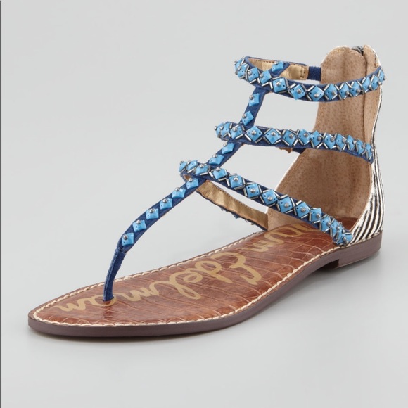 sam edelman blue sandals